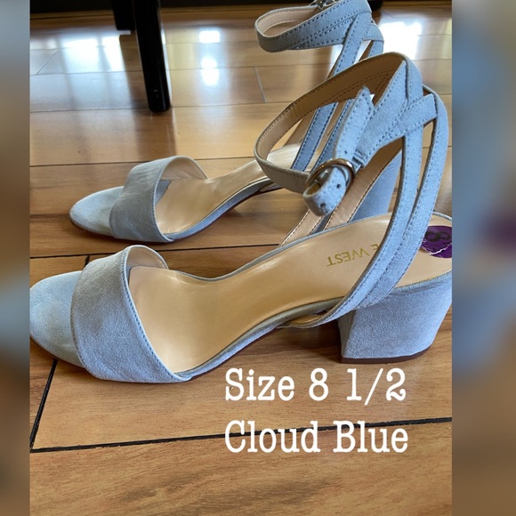 Pastel Light Blue Sandals - Picture 1 of 3
